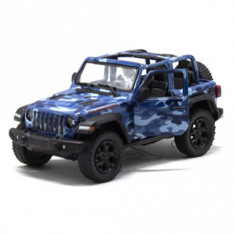 Машинка KINSMART &quot;Jeep. Wrangler camo edition&quot; (синий) MiC