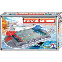 Настольная игра "Морские баталии ТехноК" в коробке (морской бой) ар 1110 Настольная игра "Морские баталии ТехноК" в коробке (морской бой) ар 1110