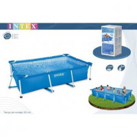 Бассейн каркасный RECTANGULAR FRAME POOL для детей и взрослых 28272 прямоугольный 300*200*75 см Intex Бассейн каркасный RECTANGULAR FRAME POOL для детей и взрослых 28272 прямоугольный 300*200*75 см Intex