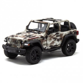 Машинка KINSMART &quot;Jeep Wrangler camo edition&quot; (коричневый) MiC