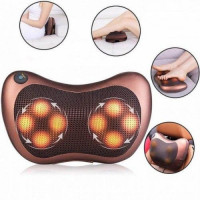 Массажная подушка для шеи с инфракрасным прогревом для дома и авто 12в Massage Pillow Массажная подушка для шеи с инфракрасным прогревом для дома и авто 12в Massage Pillow