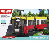 Конструктор &quot;ТРАНСПОРТ Трамвай&quot;, 472 детали iBLOCK