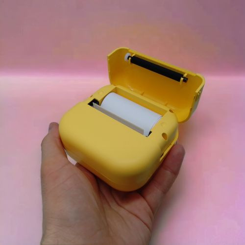 Портативный термопринтер &quot;Portable mini printer&quot; (желтый) MIC