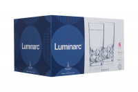 Набор высоких стаканов Sancy Luminarc 340мл 6шт высокие N0764