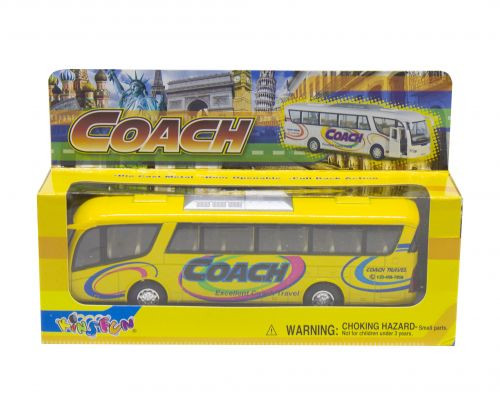 Инерционный автобус &quot;Coach&quot; (жёлтый) KINSFUN