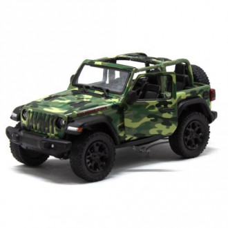 Машинка KINSMART &quot;Jeep Wrangler camo edition&quot; (зеленый) MiC