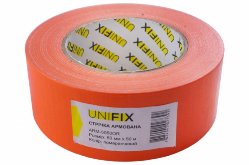 Лента армированная Unifix - 50 мм x 50 м оранжевая (ARM-5050OR)