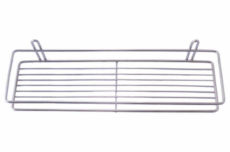 Полка для ванной FZB - 110 x 400 x 50 мм x 1 прямая нержавейка (9A163)