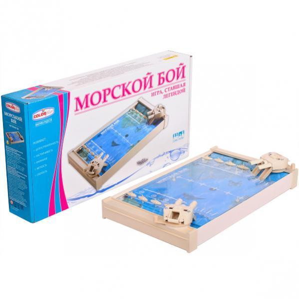 Настольная игра &quot;Морской бой&quot; Colorplast 1234