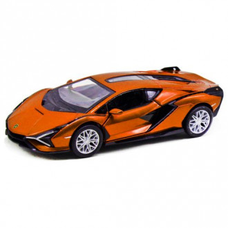 Машинка &quot;Lamborghini Sian 5&quot;, оранжевый Kinsmart  