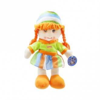 Мягкая кукла, 36 см (оранжевая) MiC  