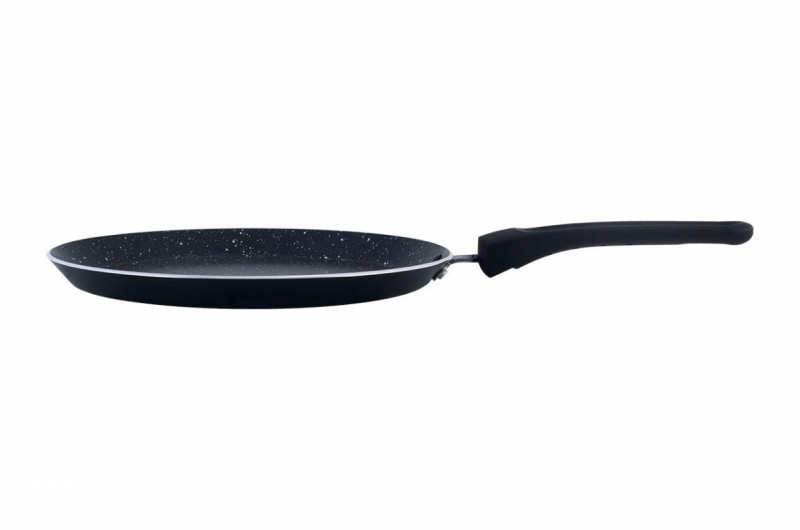 Сковорода блинная антипригарная Kamille - 220 мм мрамор (0619MR)
