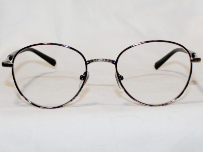Очки Sun Chi 9739 серебро черный цветной имиджевые разборная оправа для очков для зрения