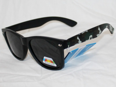 Очки солнцезащитные Sun Chi Polarized 9306 черный антрацит заушник Flex камуфляж дубок поляризационные