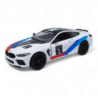 Машинка &quot;BMW M8 Competition Coupe 5&quot;, белая Kinsmart