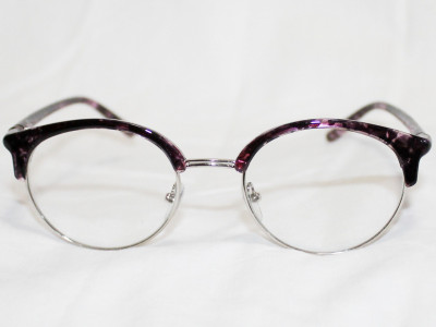 Очки Sun Chi серебро лиловый имиджевые разборная оправа для очков для зрения