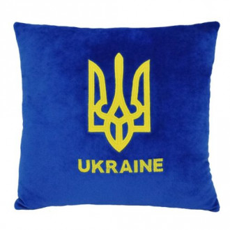 Подушка декоративная &quot;Тризуб&quot; (33х33 см) MiC Украина 