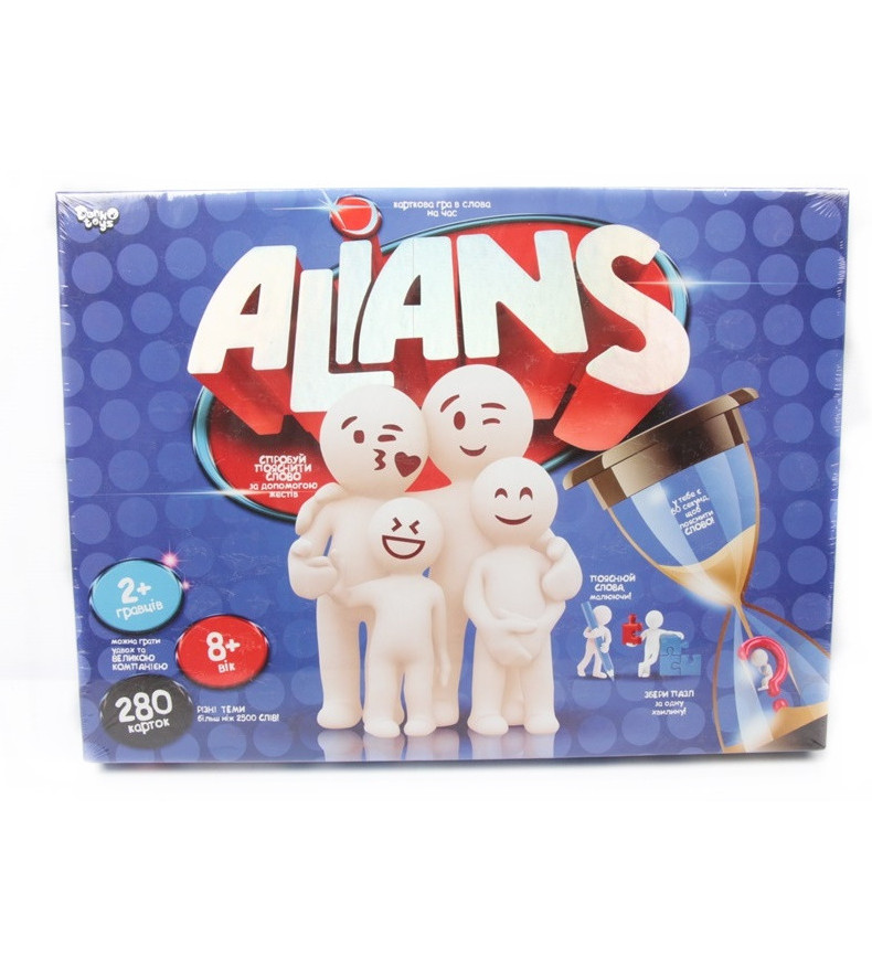 Настольная игра ALIANS Альянс Danko Toys G-ALN-01 на украинском