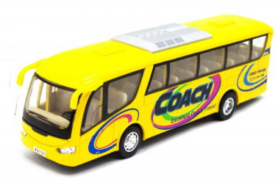 Инерционный автобус &quot;Coach&quot; (жёлтый) KINSFUN