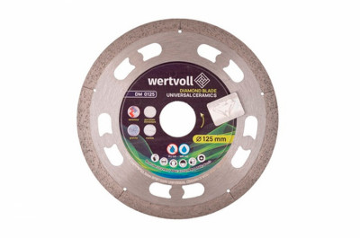 Диск алмазный для керамики Wertvoll - 125мм Universal Ceramics (DM-0125)