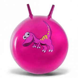 Мяч для фитнеса &quot;Динозавры&quot; (розовый) MIC