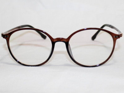 Очки Sun Chi 19124 коричневый имиджевые разборная оправа для очков для зрения
