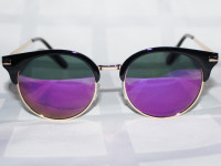 Очки солнцезащитные Cardeo Polarized P8908 золото фиолетовый зеркальные  поляризационные