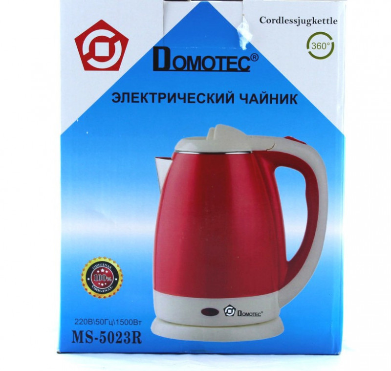 Электрочайник Domotec MS 5023 Красный 2 литра