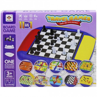 Игровой набор 11 в 1 &quot;Travel games&quot; Jung Feng