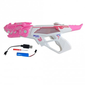 Водный пистолет аккумуляторный (розовый) MIC