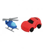 Набор детских резинок для карандаша Cool For School Transport 4*2,5*0,5см, CF81755