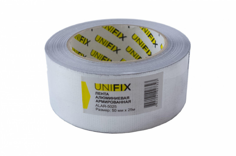 Лента алюминиевая армированная Unifix - 50 мм x 25 м (ALAR-5025)