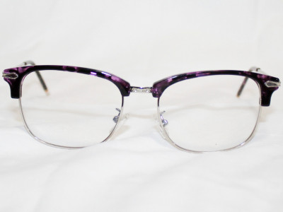 Очки Sun Chi TR1819 серебро лиловый имиджевые разборная оправа для очков для зрения