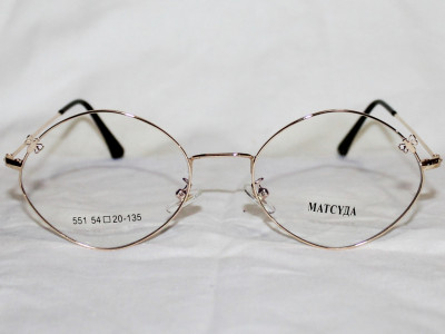 Очки MAT 551 золото имиджевые разборная оправа для очков для зрения