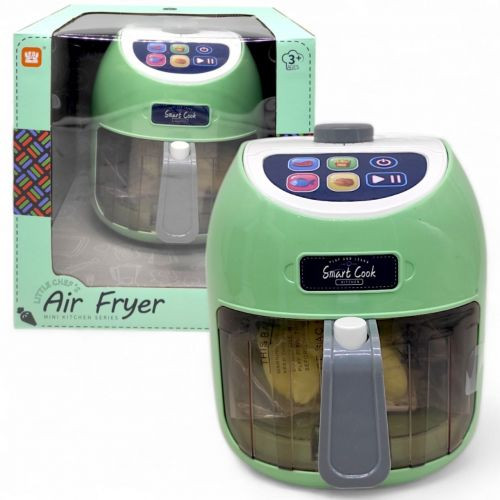 Аэрогриль детский, интерактивный &quot;Air Fryer&quot;, с продуктами (мятный) Ledi