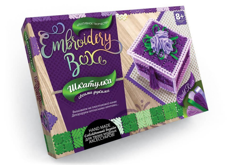 Набор для творчества Шкатулка Embroidery Box в коробке EMB-01-05 Danko Toys Украина