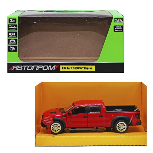 Машинка металлическая &quot;Ford F-150 SVT Raptor&quot; (красная) MiC  