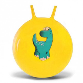 Мяч для фитнеса &quot;Динозавры&quot; (желтый) MIC