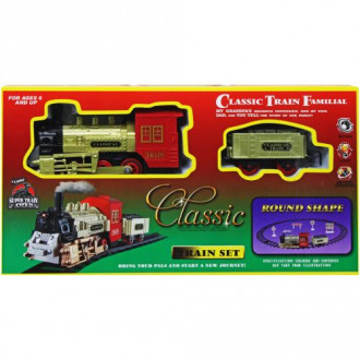 Железная дорога &quot;Classic Train Familial&quot;, 73 см, локомотив и вагон MIC