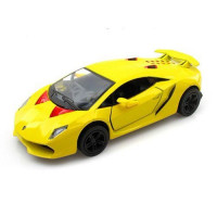 Машинка KINSMART &quot;Lamborghini Sesto Elemento&quot; (желтая) MiC  