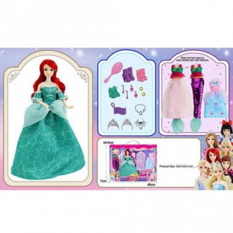 Кукольный набор с гардеробом &quot;Princess: Ариель&quot; MIC