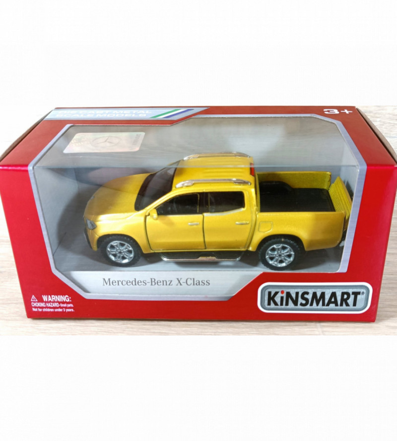 Машинка Kinsmart кинсмарт  Mercedes-Benz X-Class  KT5410W мет., инерц., 1:42, отв. двери/багажник, резин. колеса, 4 цвета, кор., 16-7-8 см.