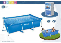 Каркасный бассейн Intex RECTANGULAR FRAME POOL для детей и взрослых Intex28271 размер 260 *160 высота 65 см