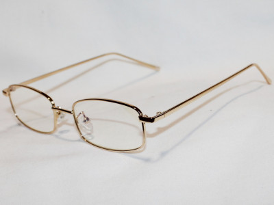 Очки Sun Chi 31035 золото имиджевые узкие разборная оправа для очков для зрения