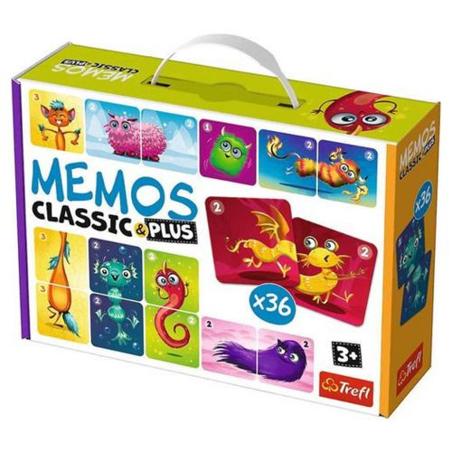 Настольная игра &quot;Memos classic &amp; plus: Монстрики&quot; Trefl Польша