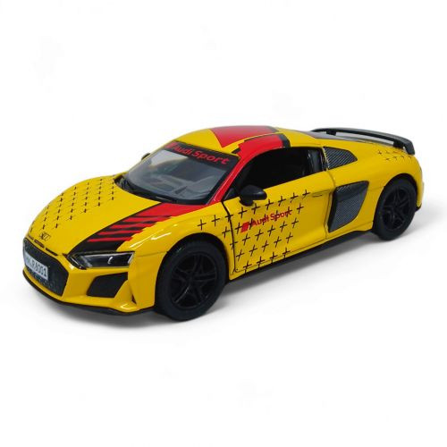 Машинка &quot;Audi R8 Coupe 5&quot;, желтая Kinsmart