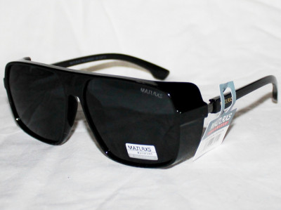 Очки солнцезащитные MATRIXS P1815 черный глянец антифары TR90