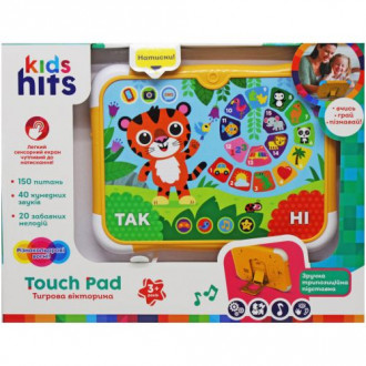 Планшет &quot;Touch Pad: Тигровая викторина&quot; (укр) Kids hits
