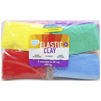 Набор воздушного пластилина &quot;Elastic Clay&quot;, 8 цветов MiC Украина 