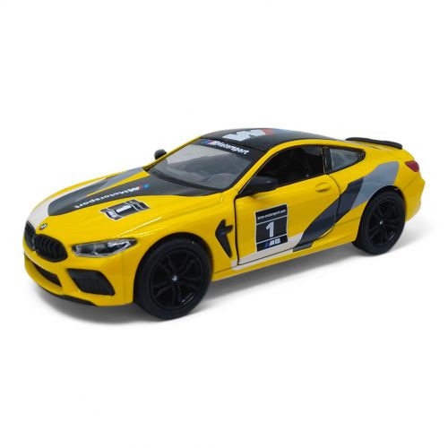 Машинка &quot;BMW M8 Competition Coupe 5&quot;, желтая Kinsmart